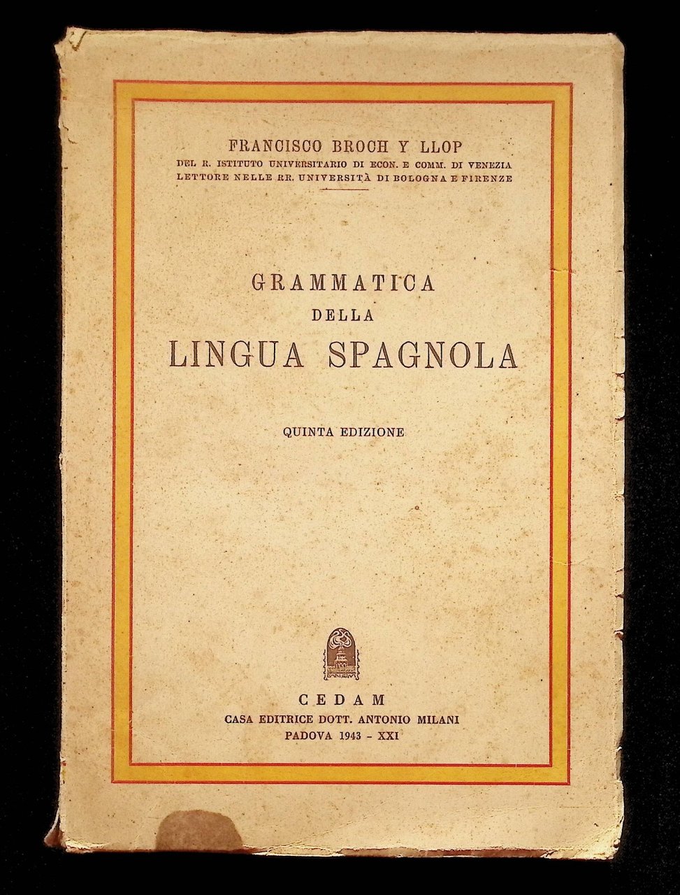 Grammatica della lingua spagnola