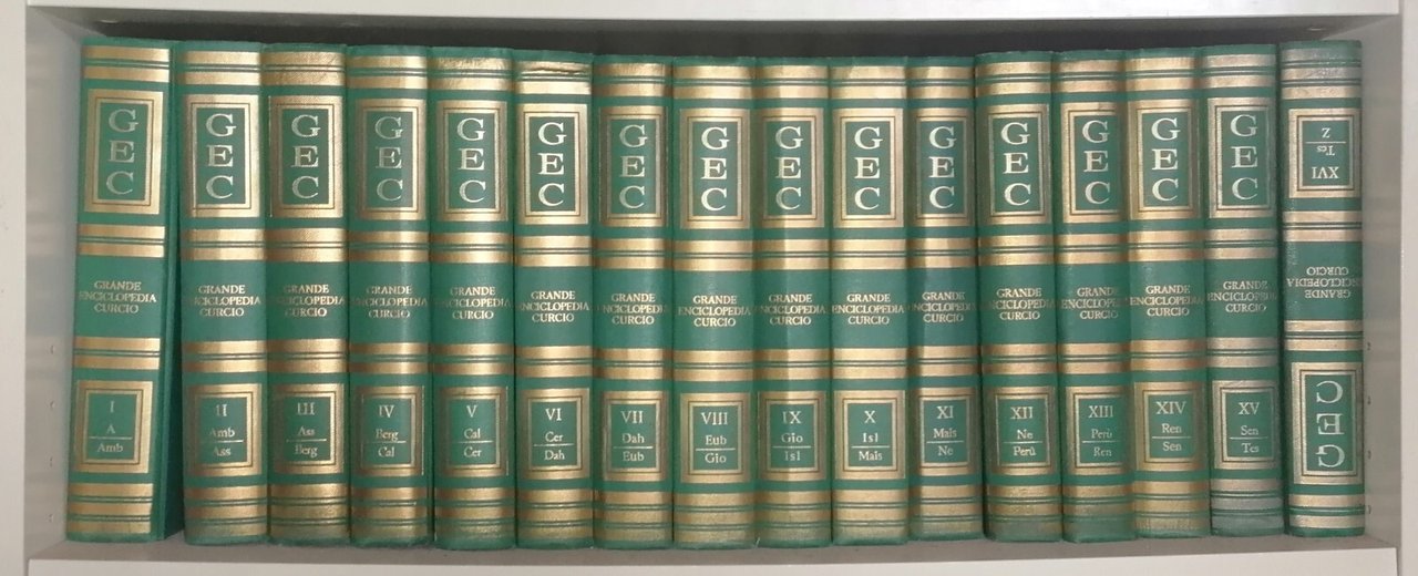 Grande Enciclopedia Curcio 16 Volumi GEC Cultura Universale 170000 Voci …