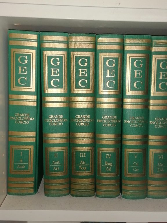 Grande Enciclopedia Curcio 16 Volumi GEC Cultura Universale 170000 Voci …