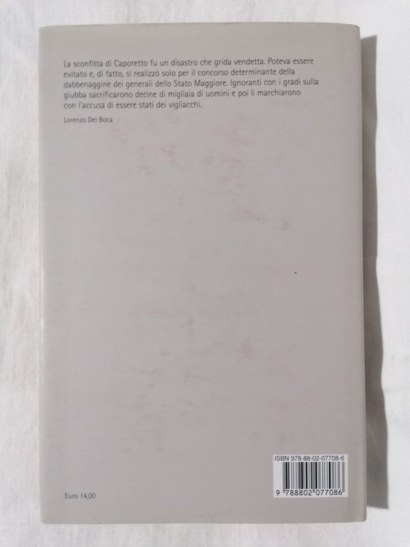 Grande Guerra Piccoli Generali - Libro Lorenzo Del Boca UTET …