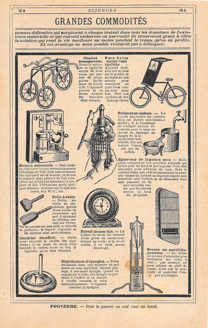 Grands commodites. Stampa 1930 | Immagine principale