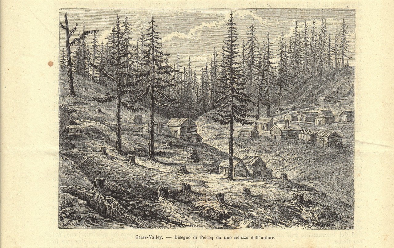 Grass-Valley (California). Stampa 1863. | Immagine principale