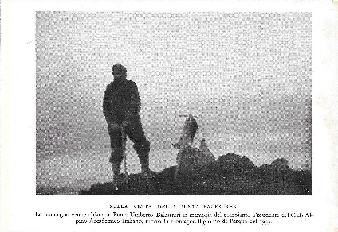 Groenlandia: Sulla vetta della Punta Balestreri/La Punta Gilberti. Stampa 1934 | Immagine principale