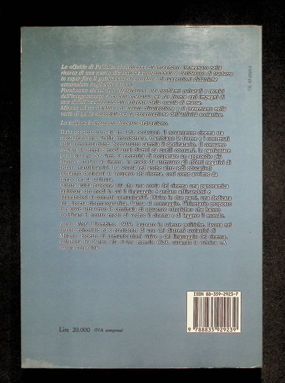 Guida al Linguaggio del Cinema per Insegnanti- Editori Riuniti Allori …