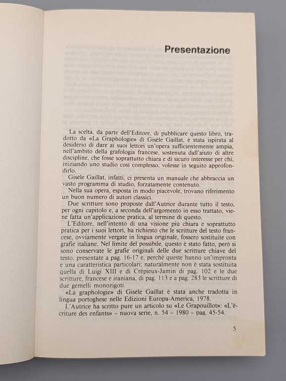 Guida alla Grafologia