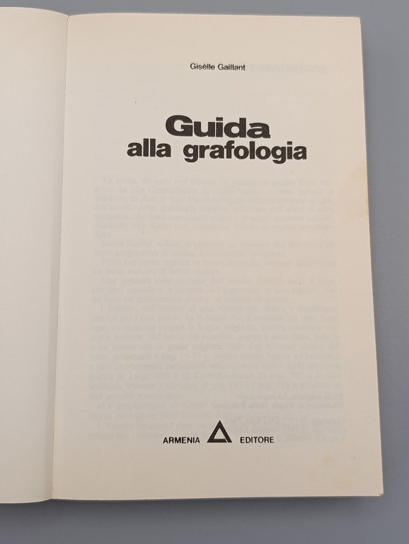 Guida alla Grafologia