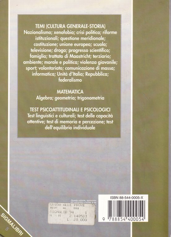 Guida Alle Prove Selettive Esercito Marina Aeronautica. Temi Matematica Test … | Immagine Gallery 2