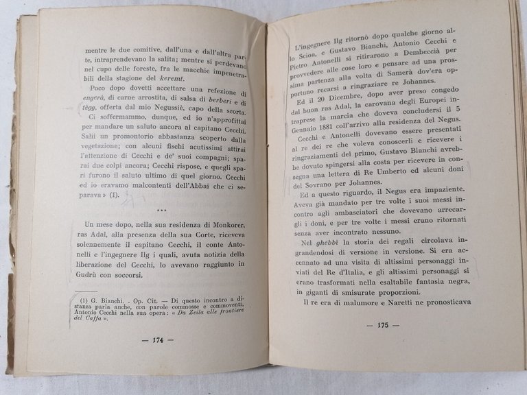 Gustavo Bianchi Torquato Padovani martiri italiani in terra etiopica AUTOGRAFATO