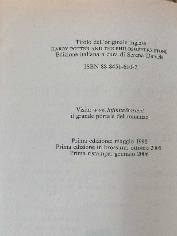 Harry Potter e la pietra filosofale
