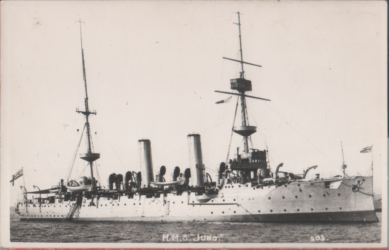 HMS Juno (1895). Photo | Immagine principale