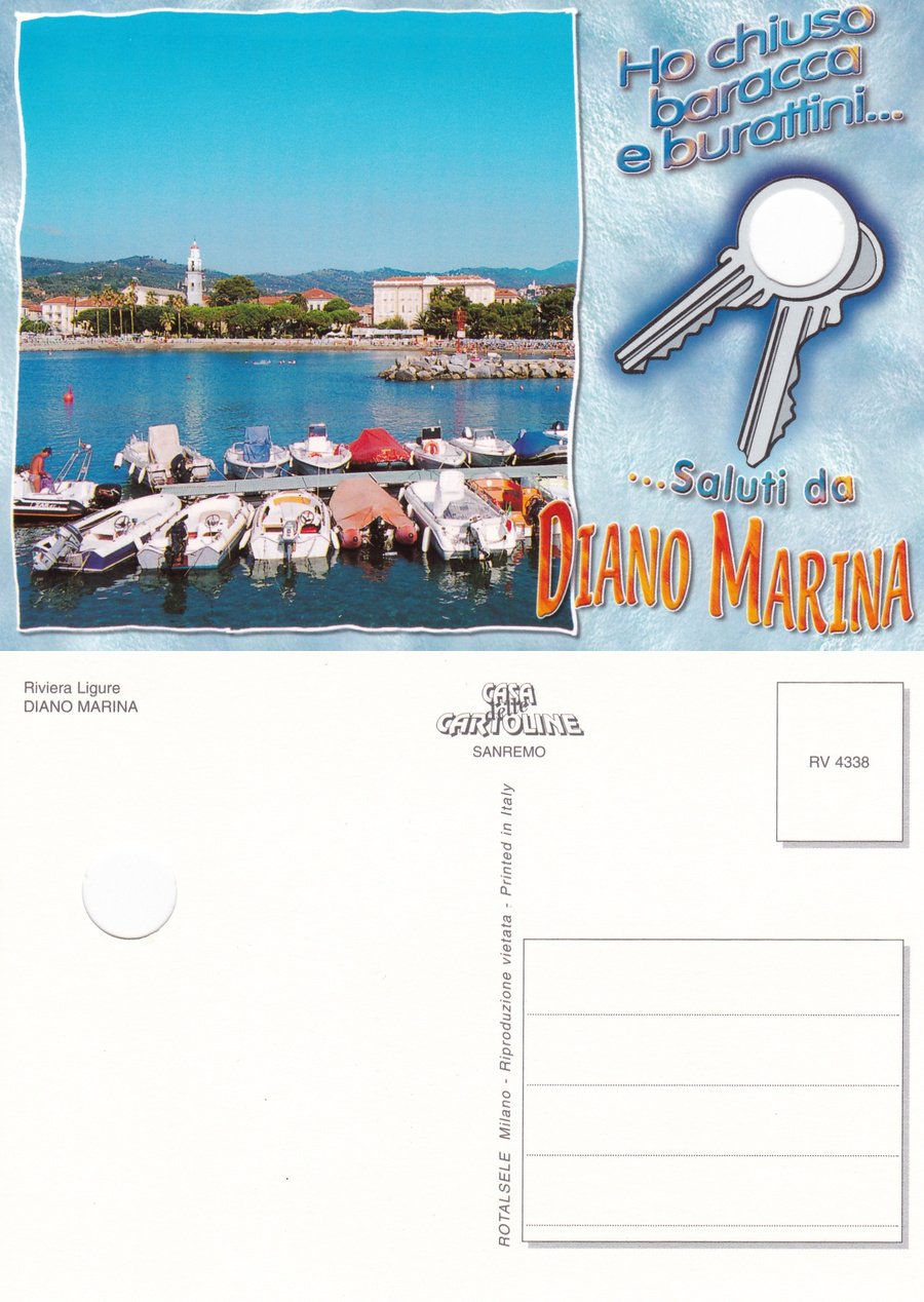 Ho chiuso baracca e burattini... saluti da Diano Marina (IM). … | Immagine principale