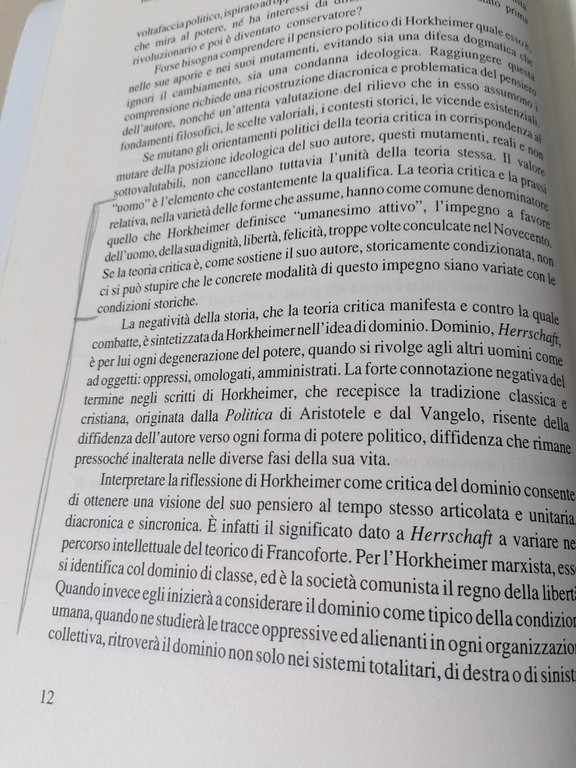 Horkheimer La Critica Del Dominio Politico Politeia Falchi Pellegrini 2001 …