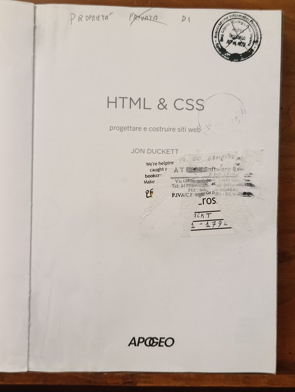 HTML e CSS. Progettare e costruire siti web. Con Contenuto … | Immagine Gallery 6