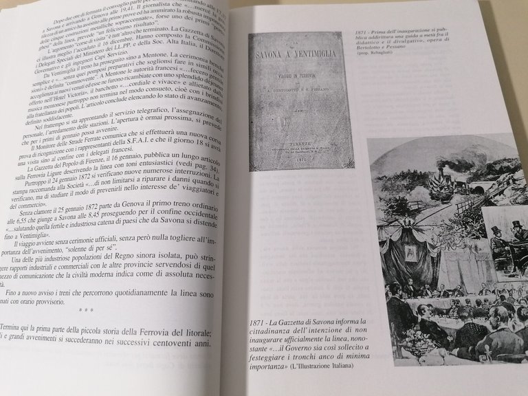 I 120 Anni Della Linea Ferroviaria Savona Ventimiglia 1872-1992 Libro …