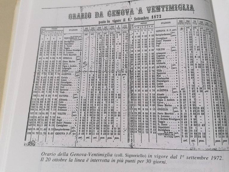 I 120 Anni Della Linea Ferroviaria Savona Ventimiglia 1872-1992 Libro …