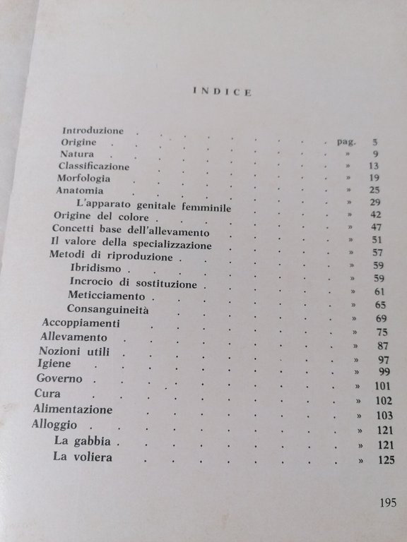 I Canarini - Giuseppe Vaccari, Libro Encia 1974 Serinus Canarius …