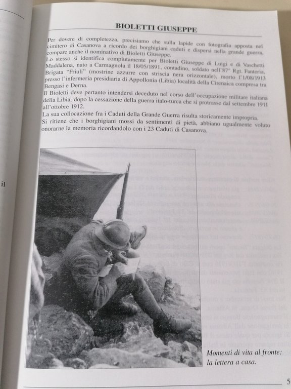 I Carmagnolesi Caduti Nella Grande Guerra Libro Petronio Curletti Autografato