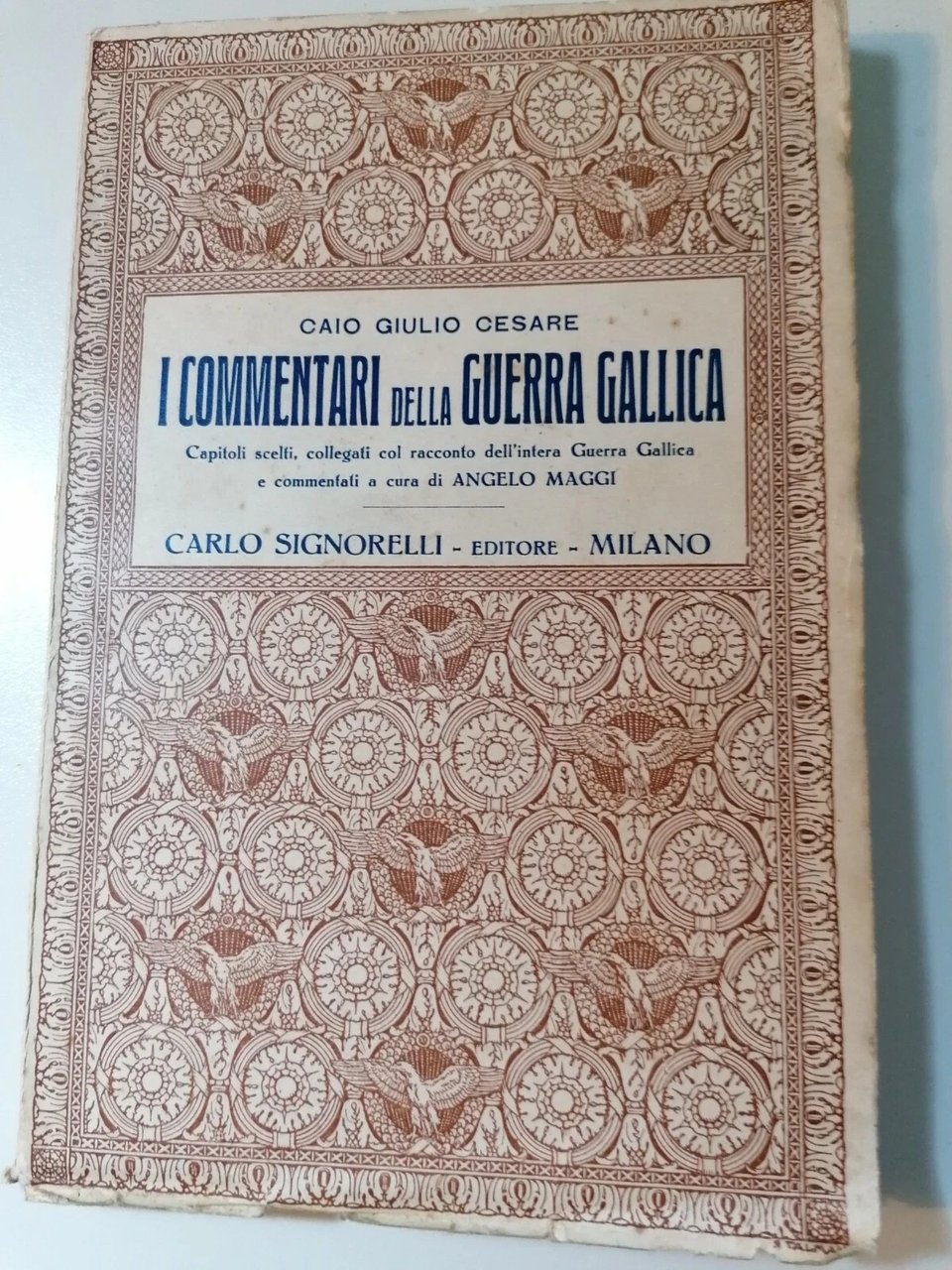 I commentari della guerra civile Libro Maggi Signorelli 1936 Caio …
