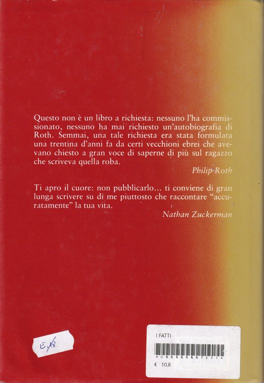 I fatti : autobiografia di un romanziere