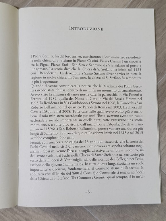 I Gesuiti a Sanremo. Quattro Secoli di Storia | Immagine Gallery 5