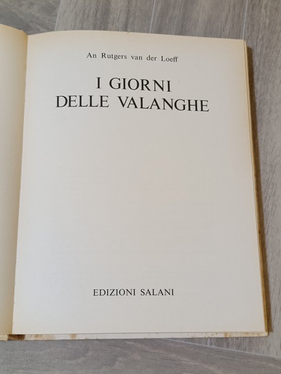 I Giorni delle Valanghe