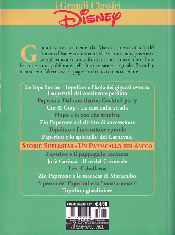 I Grandi Classici Disney n^ 62