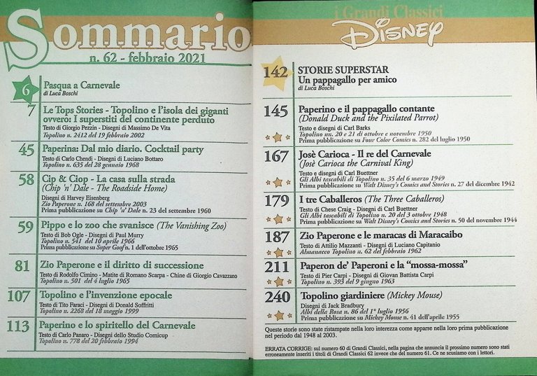 I Grandi Classici Disney n^ 62