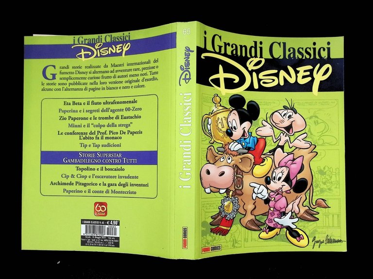I Grandi Classici Disney N^ 65 Fumetto Topolino Minnie Panini …