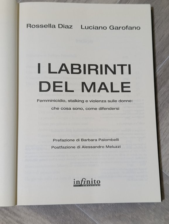 I labirinti del male. Femminicidio, stalking e violenza sulle donne …