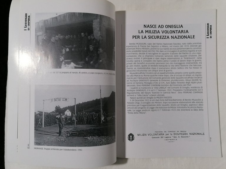 I Legionari di Imperia - Libro 33^ Legione Gandolfo Alberto …