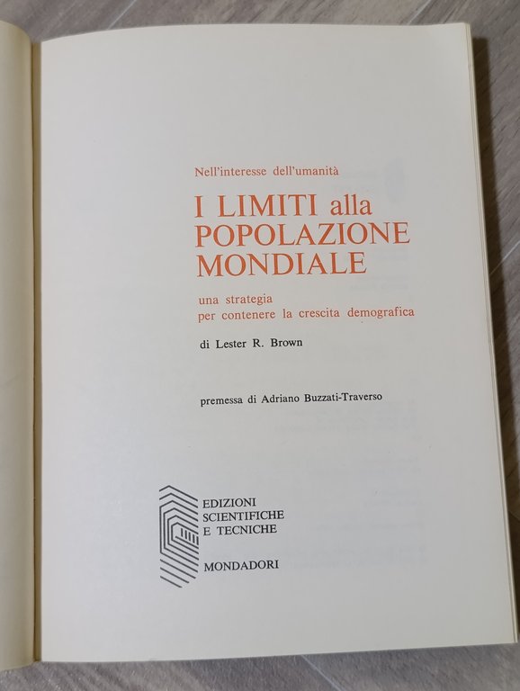 I limiti alla popolazione mondiale