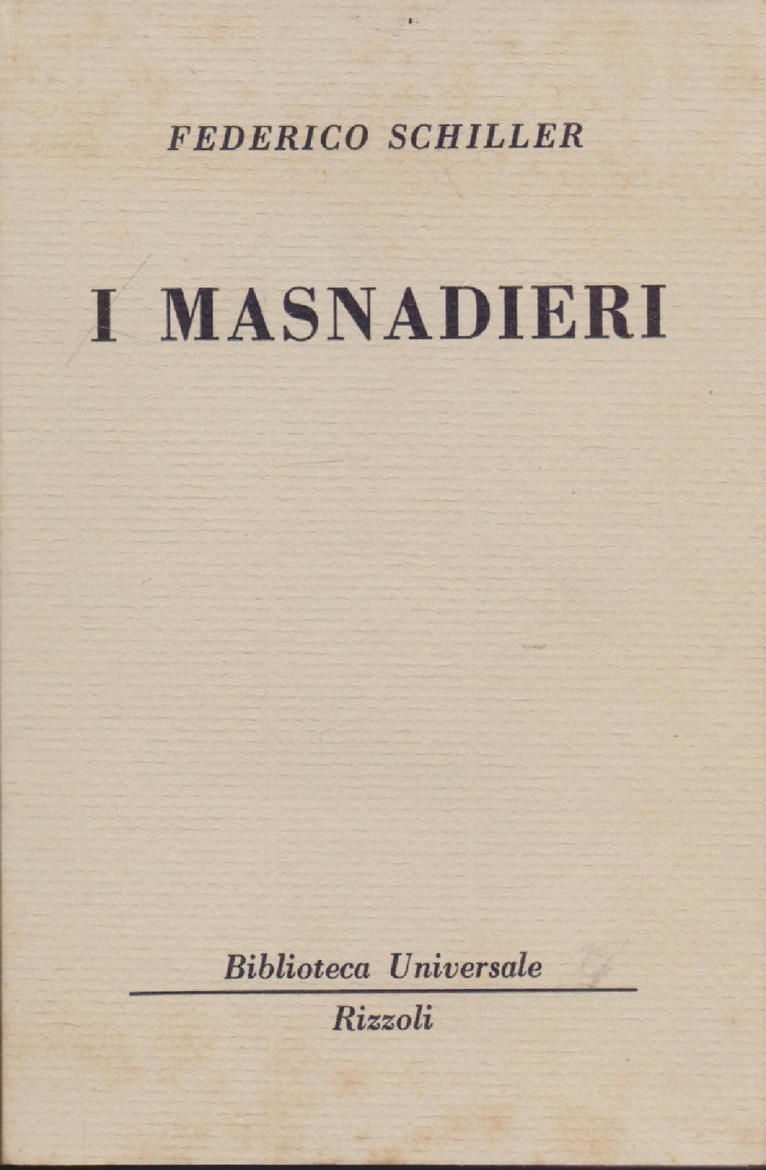 I masnadieri (2346-2347 B.U.R.) -Federico Schiller | Immagine principale