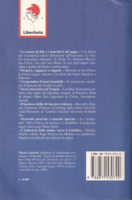 I mercanti del Vaticano. Affari e scandali: l'industria delle anime | Immagine Gallery 2