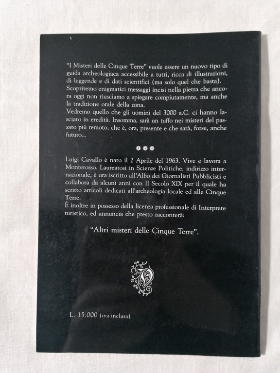 I Misteri delle Cinque Terre e della Lunigiana Libro Luigi …