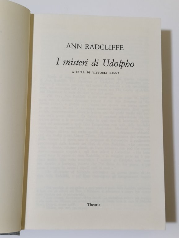 I misteri di Udolpho