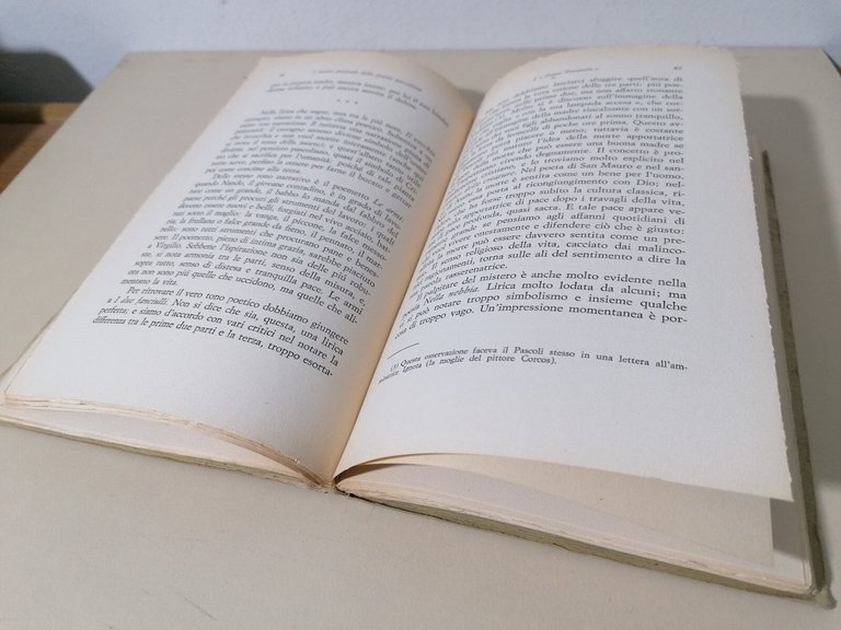 I Motivi Profondi Della Poesia Pascoliana Libro Ferdinando Durand Autografato