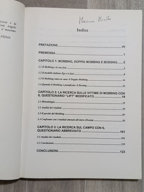 I numeri del mobbing. La prima ricerca italiana