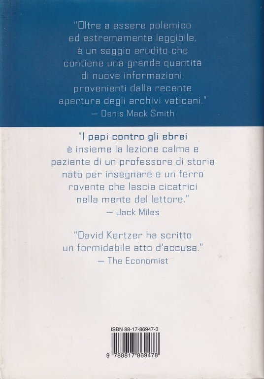 I papi contro gli ebrei. Il ruolo del Vaticano nell'ascesa …