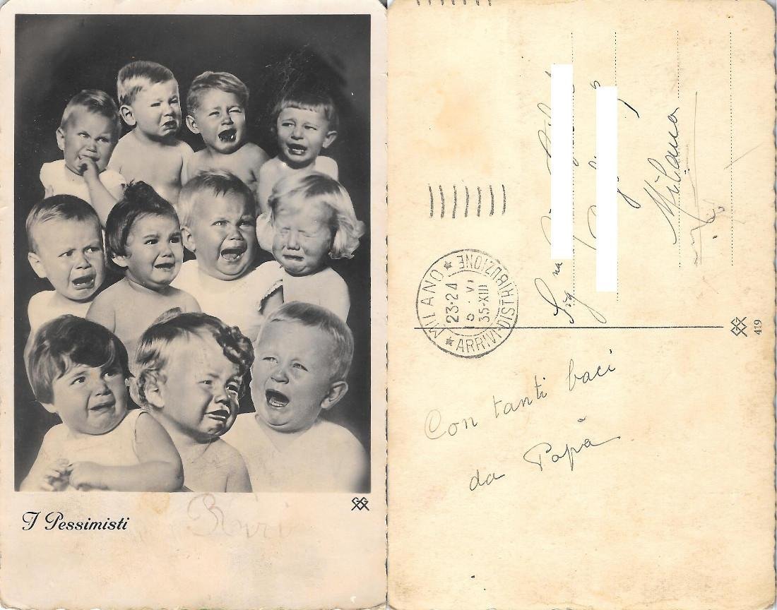 I pessimisti. Viaggiata 1935 | Immagine principale