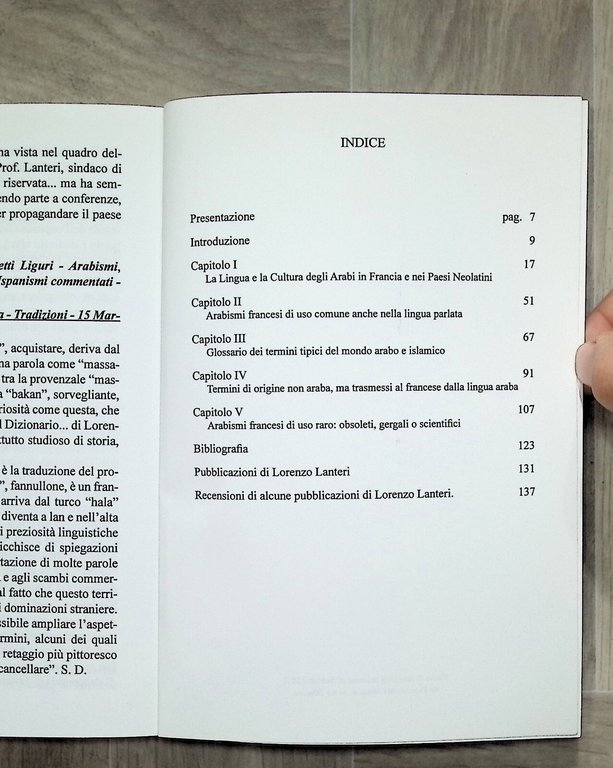 I Quattrocento Arabismi Della LIngua Francese Commentati Libro Lanteri Atene