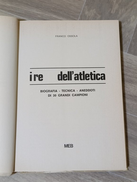 I re dell'atletica