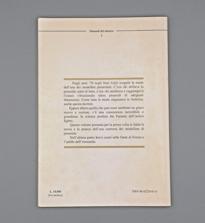 I Segreti Dell'Antico Egitto Libro Frisari Sarva Nozioni Modellino Piramide …