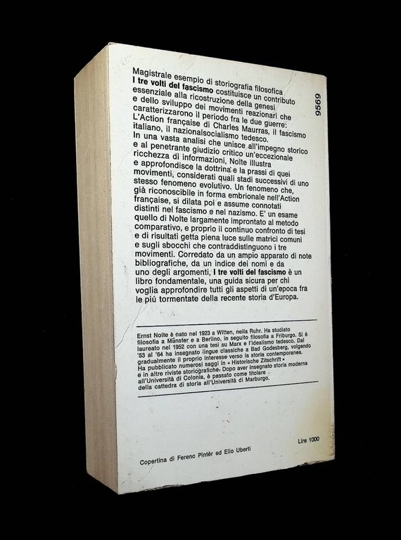 I tre volti del Fascismo Libro Ernst Nolte Oscar Mondadori …