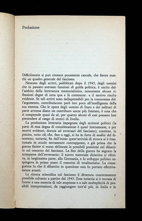 I tre volti del Fascismo Libro Ernst Nolte Oscar Mondadori …