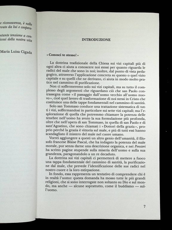 I Vizi capitali e le contrapposte virtù