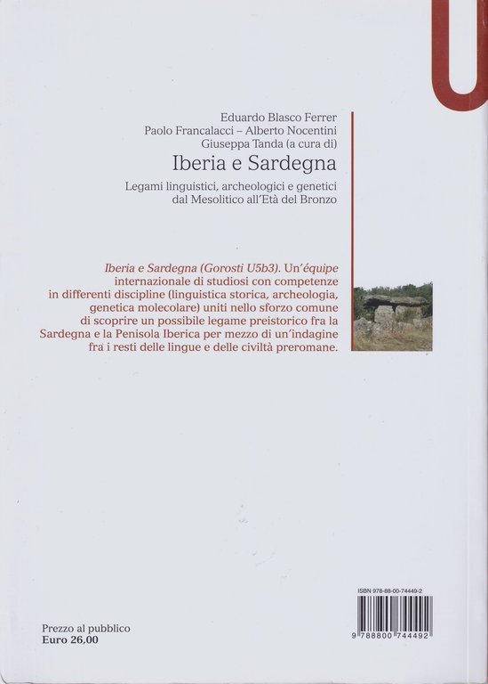 Iberia e Sardegna. Legami linguistici, archeologici e genetici dal Mesolitico …
