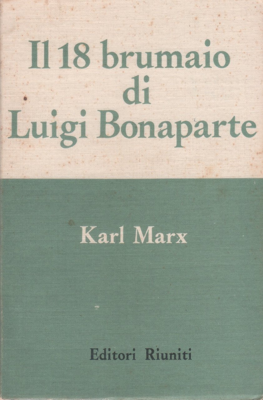 Il 18 brumaio di Luigi Bonaparte - Karl Marx | Immagine principale
