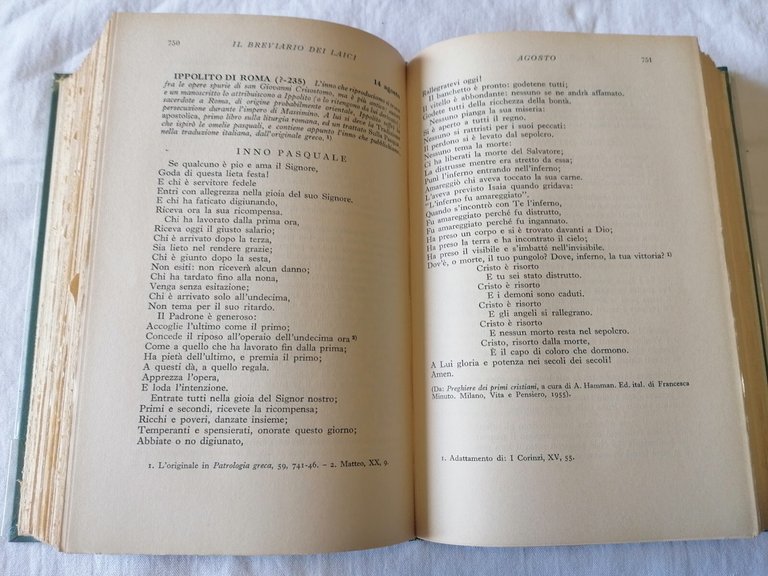 Il Breviario Dei Laici Luigi Rusca Libro 2 Volumi Rizzoli …