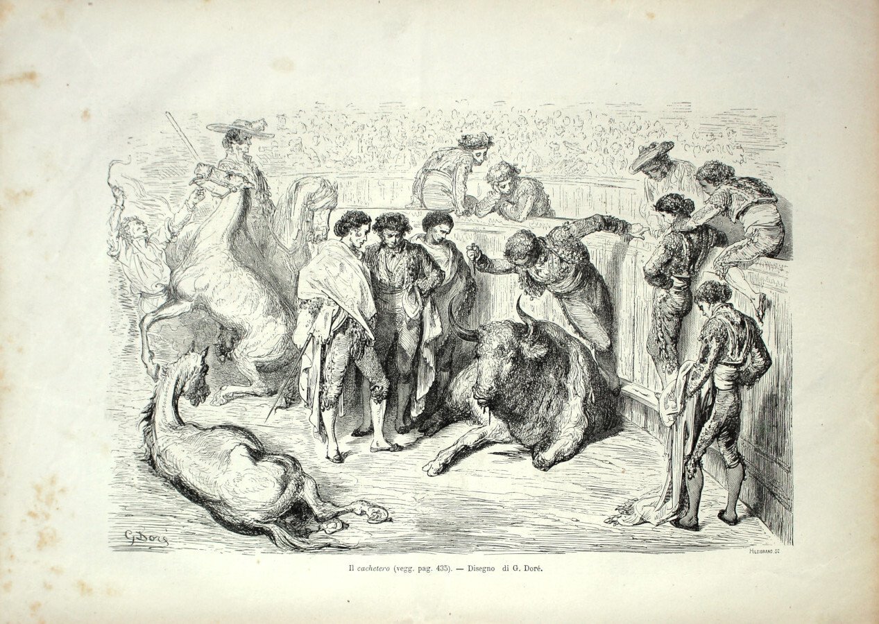 Il cachetero. Stampa 1864 | Immagine principale