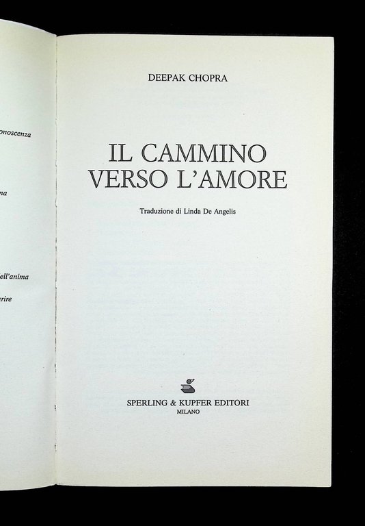 Il cammino verso l'amore
